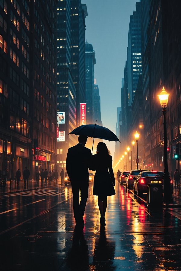 纽约雨天 - 爱情海报